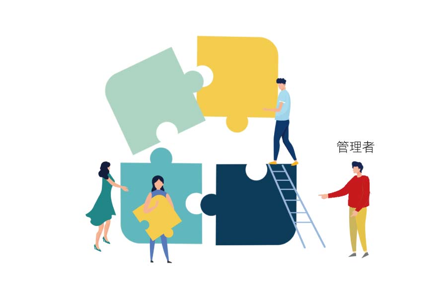 管理者與控制、監督、維持、指導等相關，反而與人的關係比較冷淡，管理偏重效率和效益。